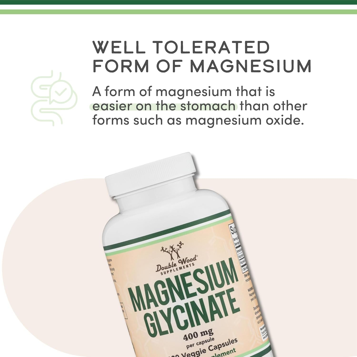 Magnesium Glycinate 400Mg | 180 Capsules | Sleep, Muscle, & Heart Support | Vegan, Third Party Tested, Gluten Free, Non-Gmo