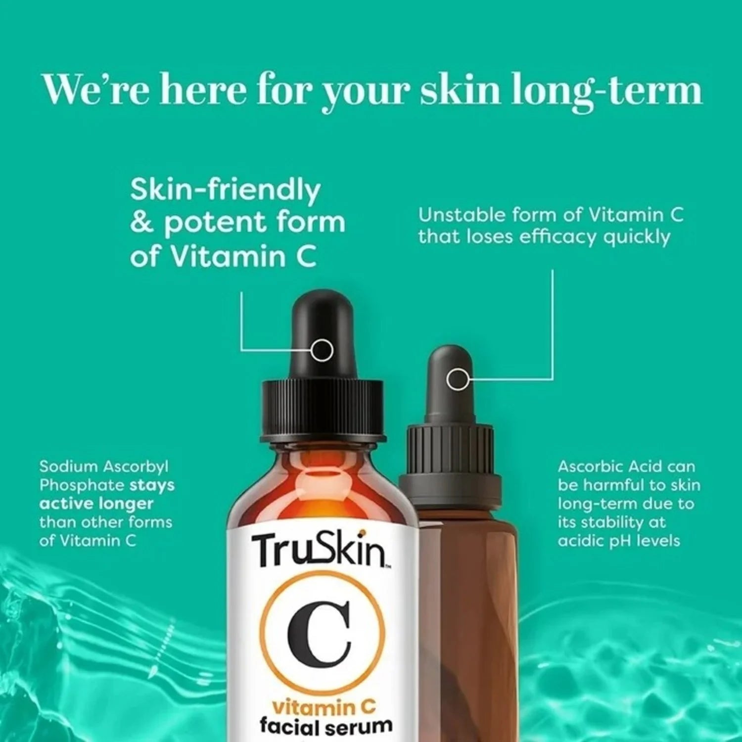 Vitamin C Serum for Face, anti Aging Facial Serum with Hyaluronic Acid for All Skin Types, 0.4 Fl Oz