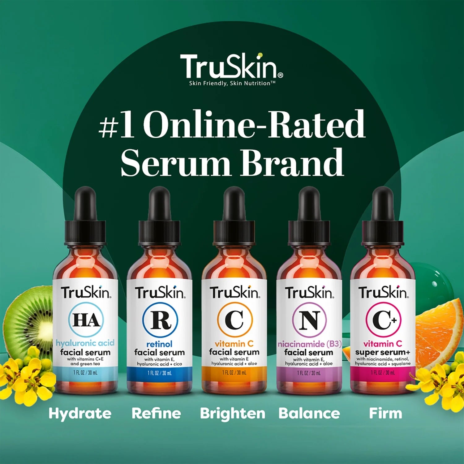 Vitamin C Serum for Face, anti Aging Facial Serum with Hyaluronic Acid for All Skin Types, 0.4 Fl Oz